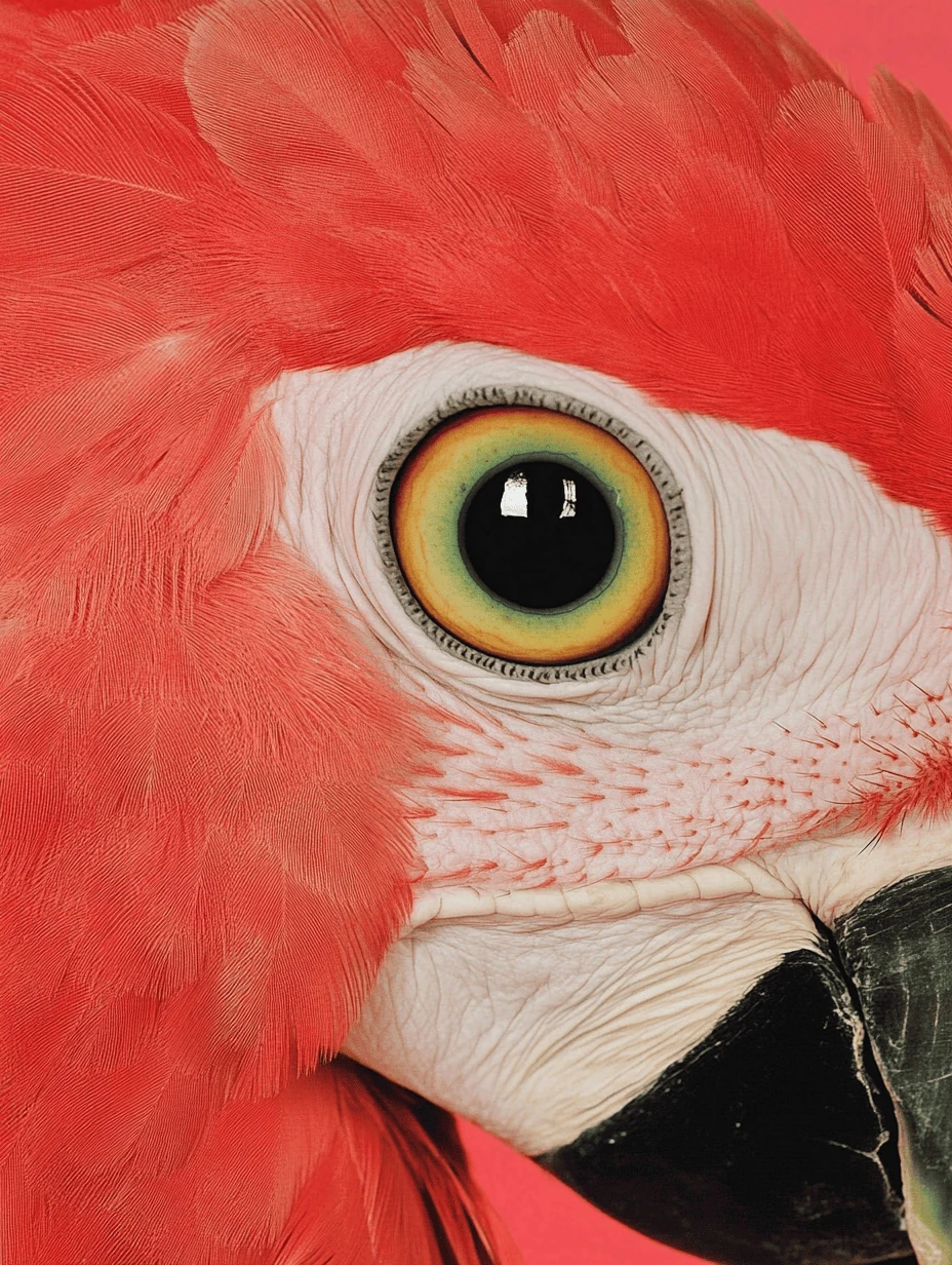 Papegaai — limited edition collage print, Beesten series, kutdakrap Amsterdam