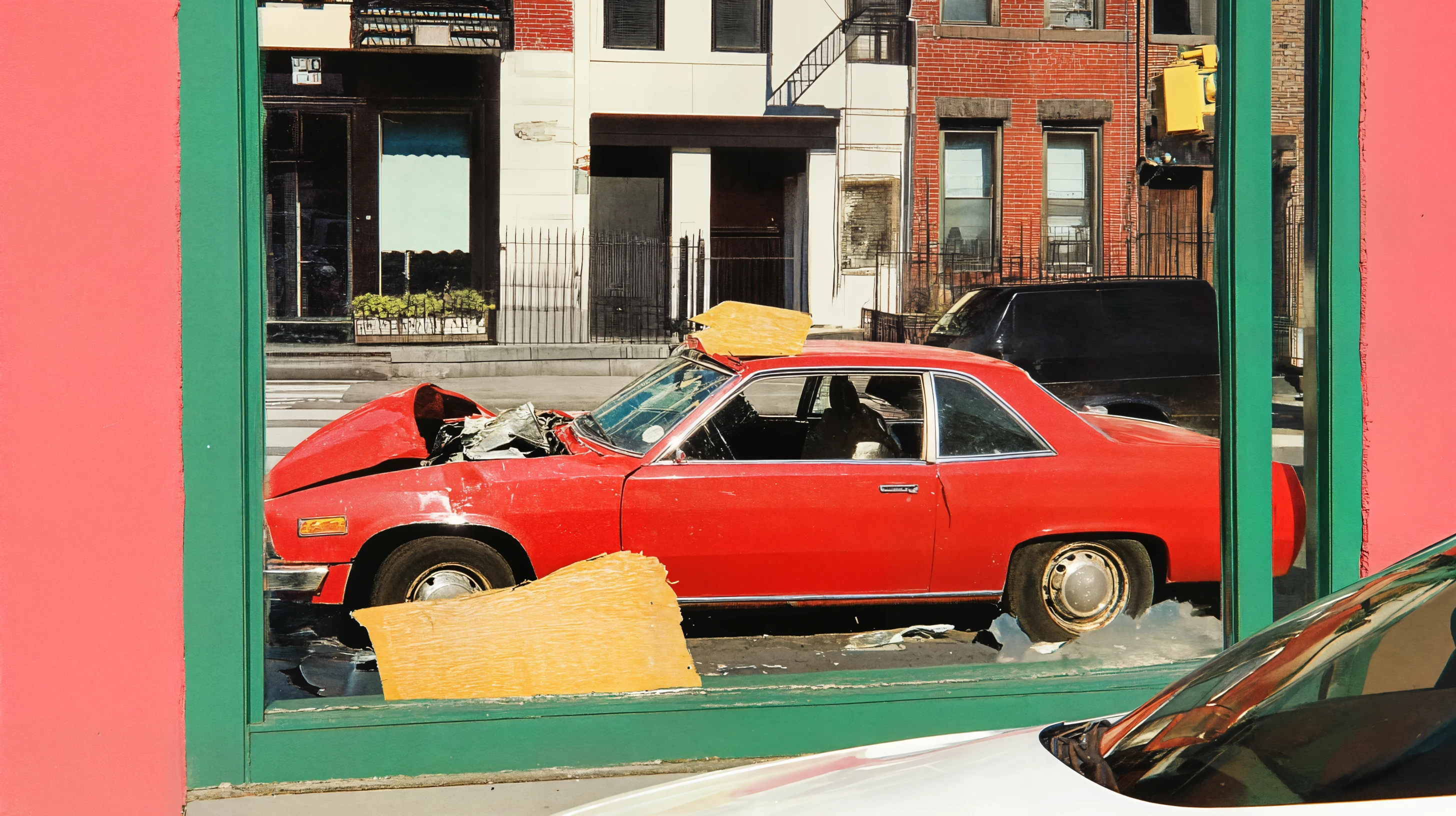 Straat Crash, limited edition collage print, Crash series, kutdakrap Netherlands